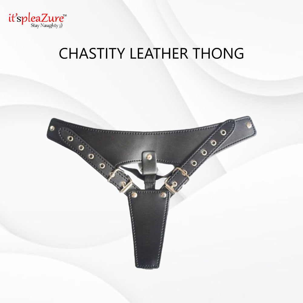 Womens Faux Leather thong for Women on Itspleazure 