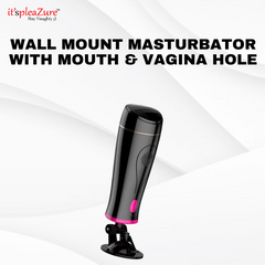 ItspleaZure Wall Mount Masturbator With Mouth & Vagina Hole