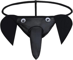 ItspleaZure Black Elephant Thong for Men