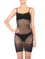 Itspleazure Black Half Body Stocking