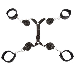 Itspleazure Black Restraint Kit for Couple Sex