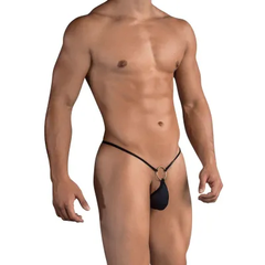 Itspleazure Black Mesh Men's G String Pouch