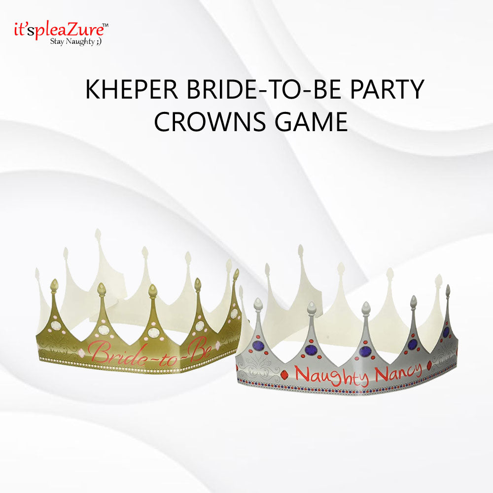 Kheper Bride-to-be Party Crowns Game on Itspleazure