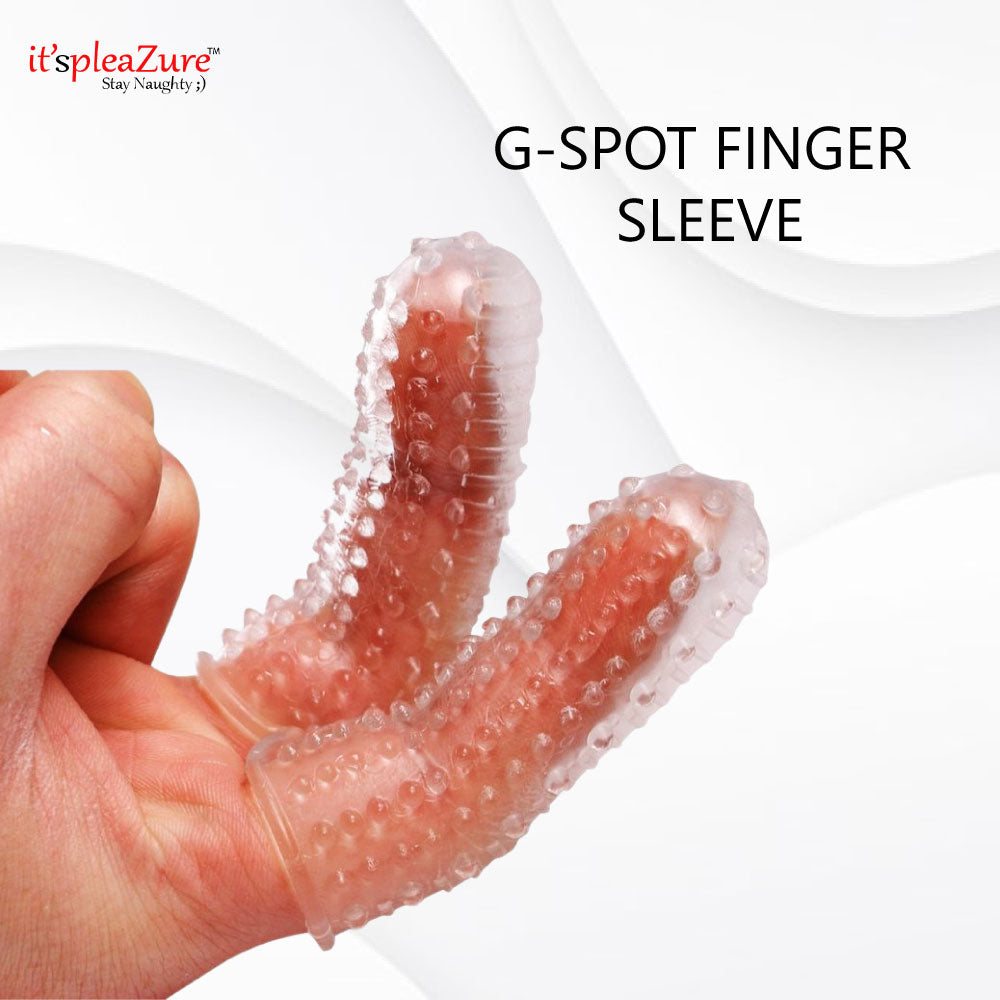 Silicone G-Spot Finger Sleeve at ItspleaZure