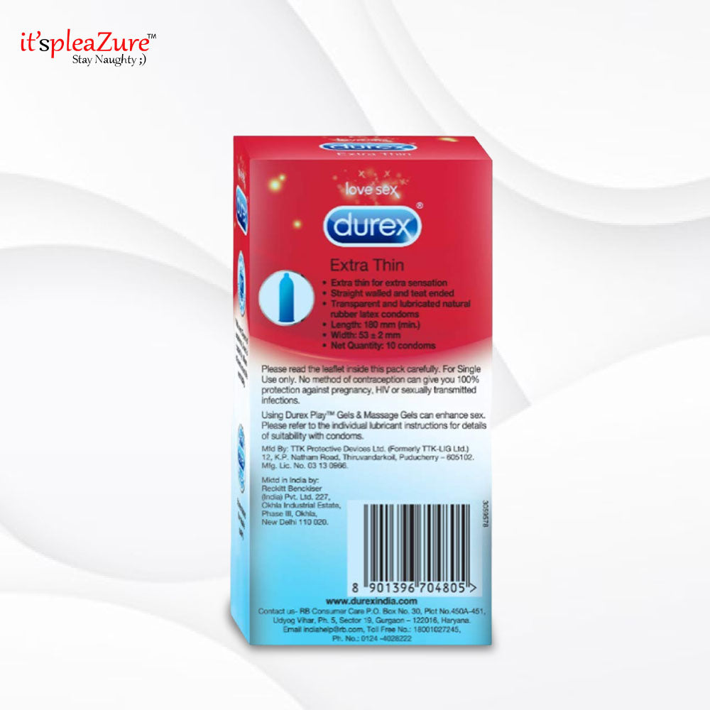 Durex Extra Thin Condom Pack of 10