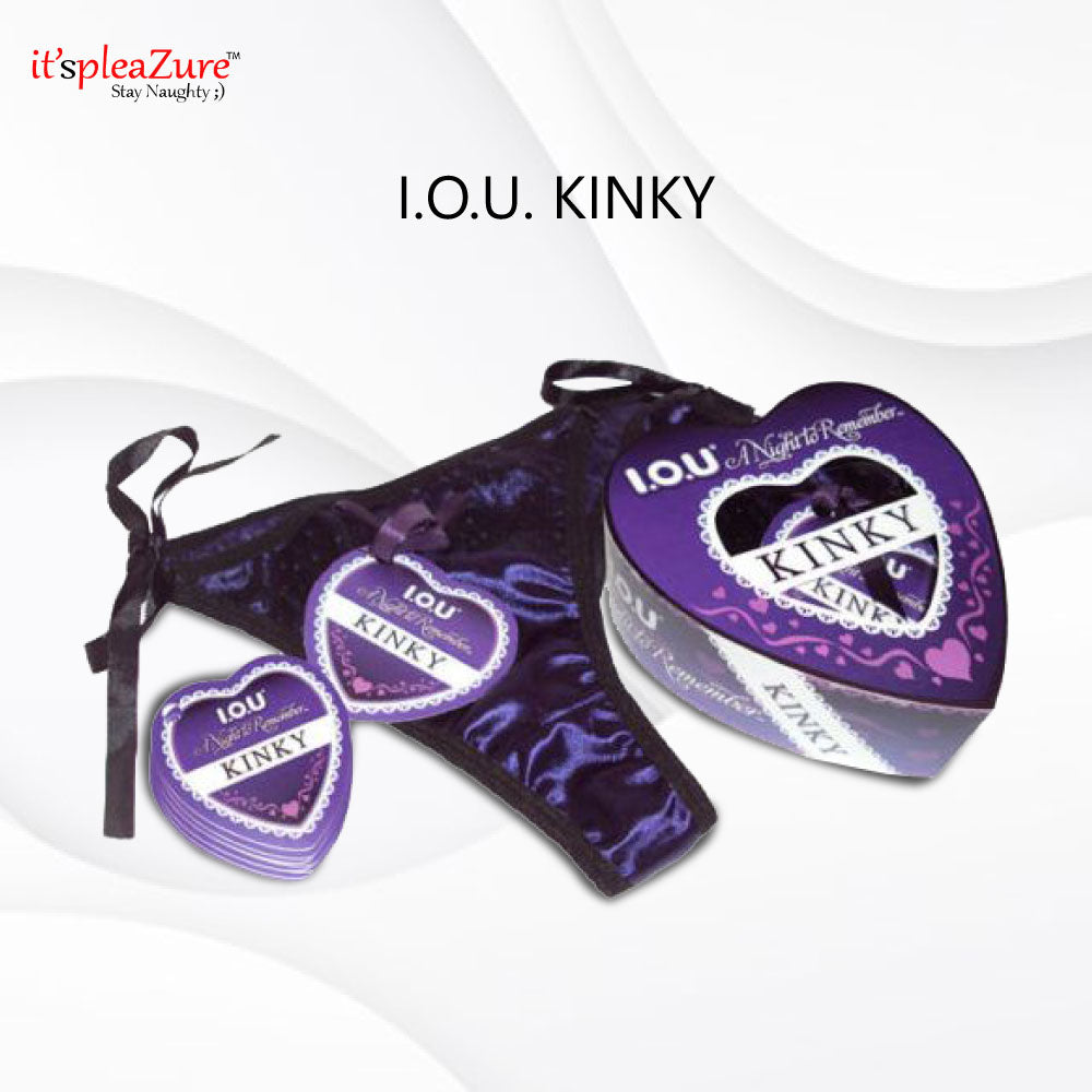 I.O.U. Kinky purple panty card Game by Itspleazure