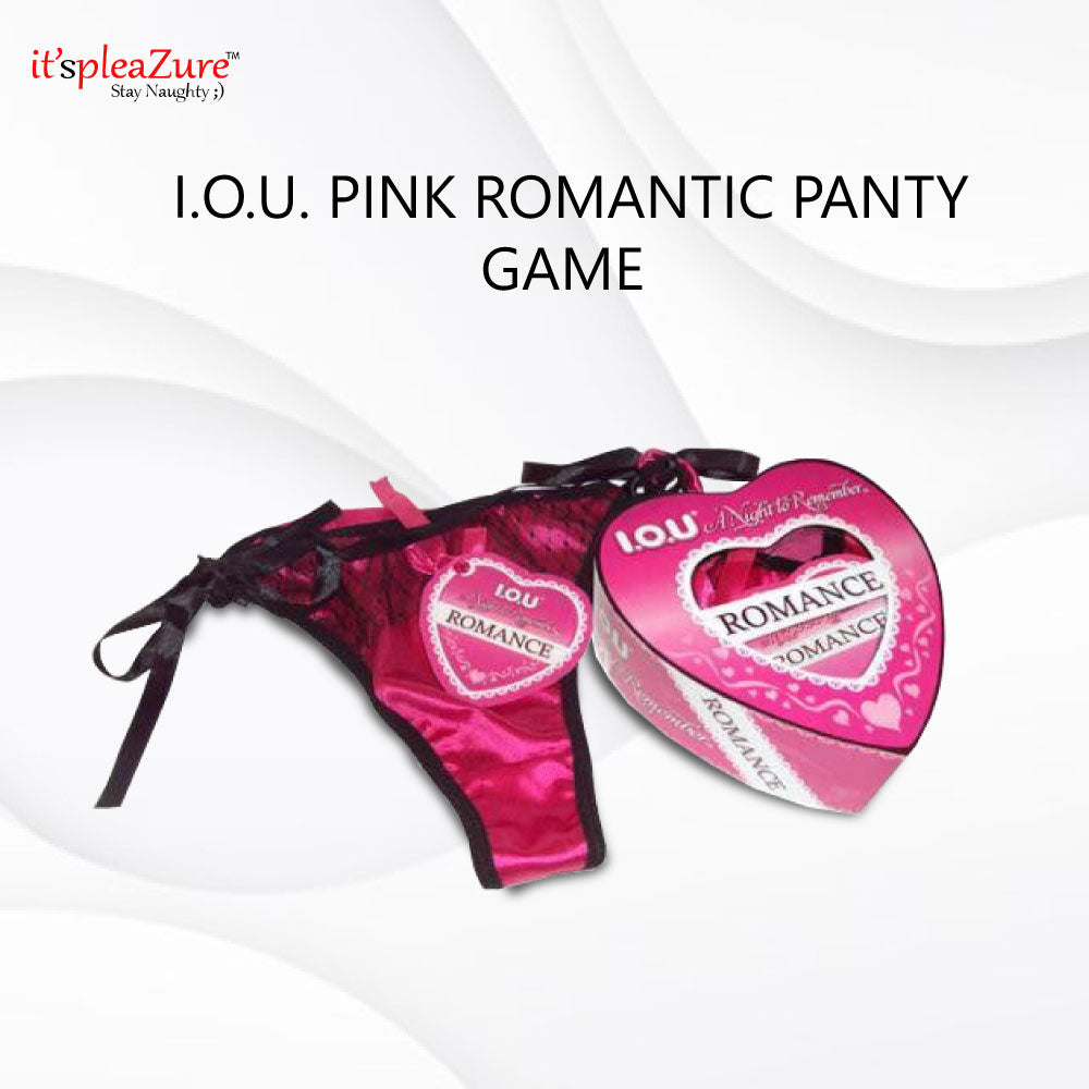 I.O.U. Pink Romantic Panty Game for couple by Itspleazure