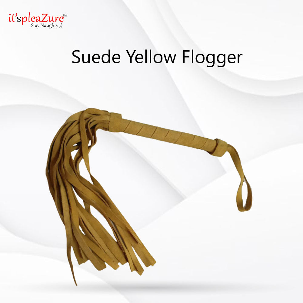 Itspleazure Yellow faux Leather Soft Whip