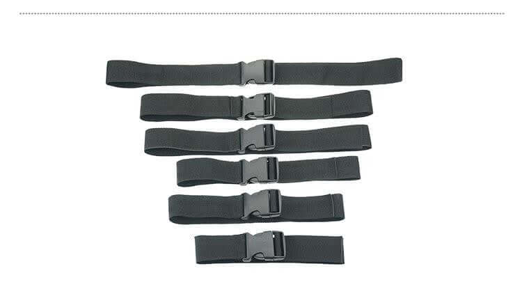 ItspleaZure 7 Pieces Full Body Bondage Restraint Straps - Black