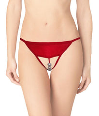 ItspleaZure Womens Sexy Open Crotch Pearl Thong for  at itspleaZure